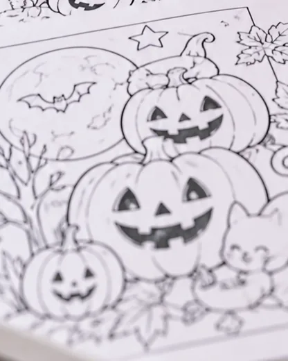 Calabazas bajo la luna